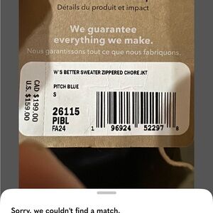 Patagonia Women's Better Sweater Zippered Chore Jacket - Blue